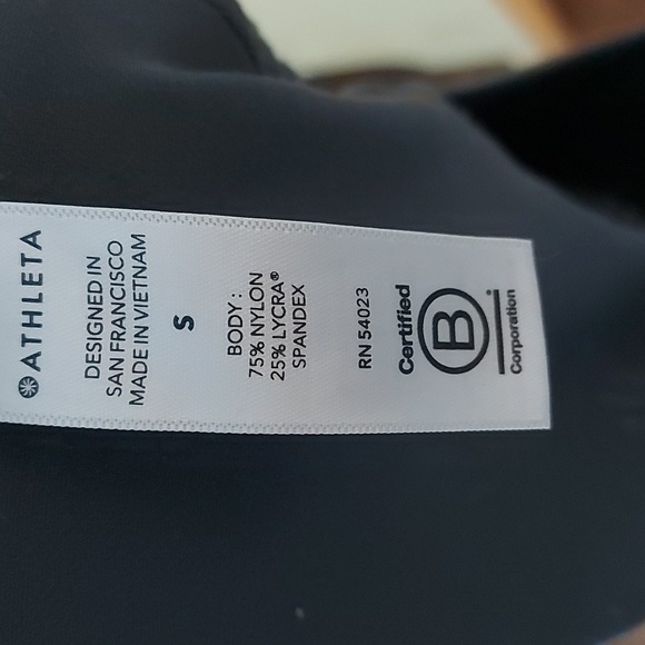 Athleta Salutations Jogger High Waist Side Pockets Ribbed Cuffs Gray Size Small - Picture 9 of 9